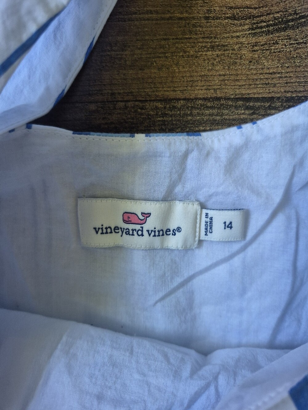 Vineyard Vines Blue Stripe Maxi Dress Size 14 - Picture 6 of 6